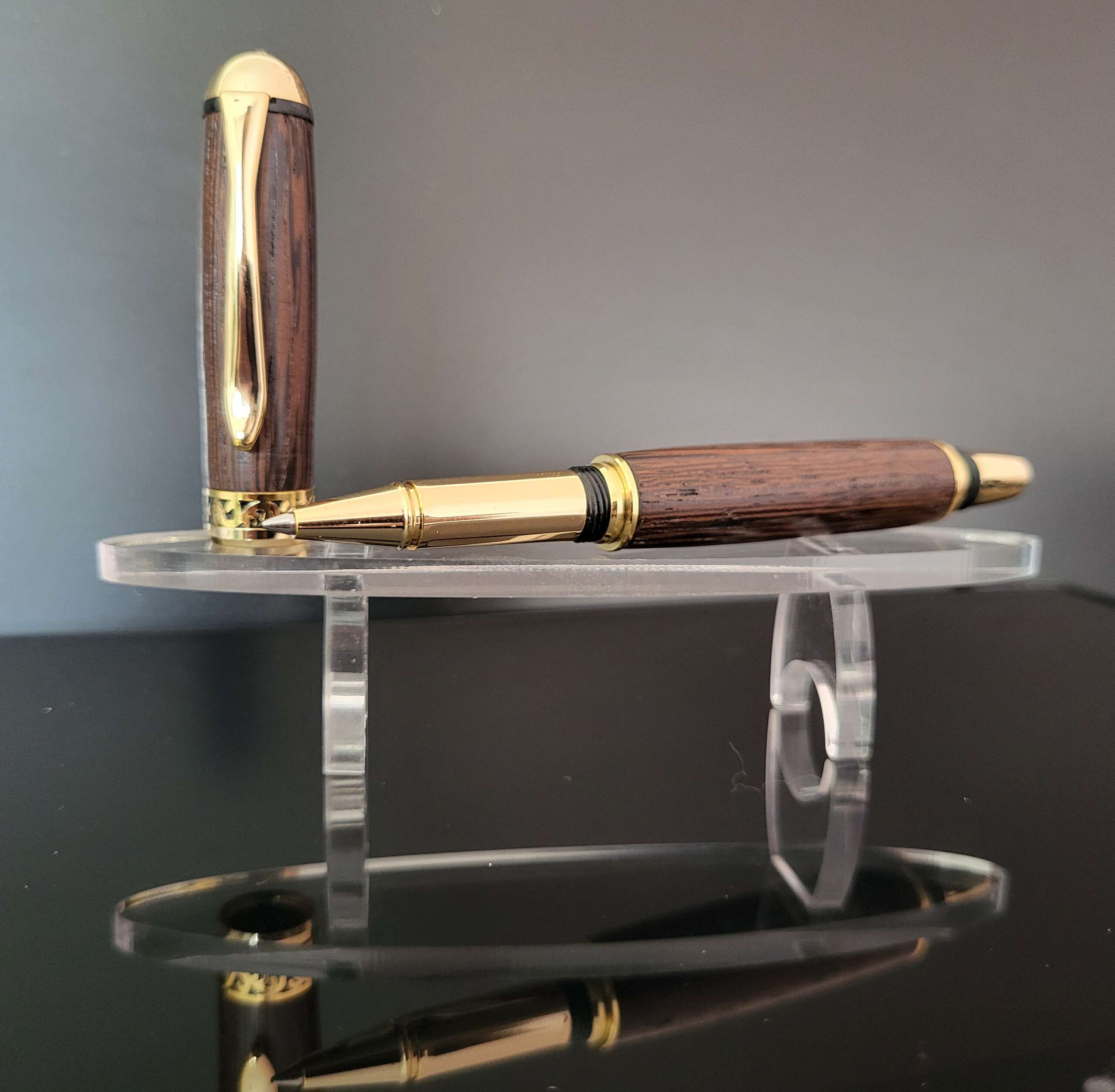 Stylo roller en wengé dit "le Gardien"