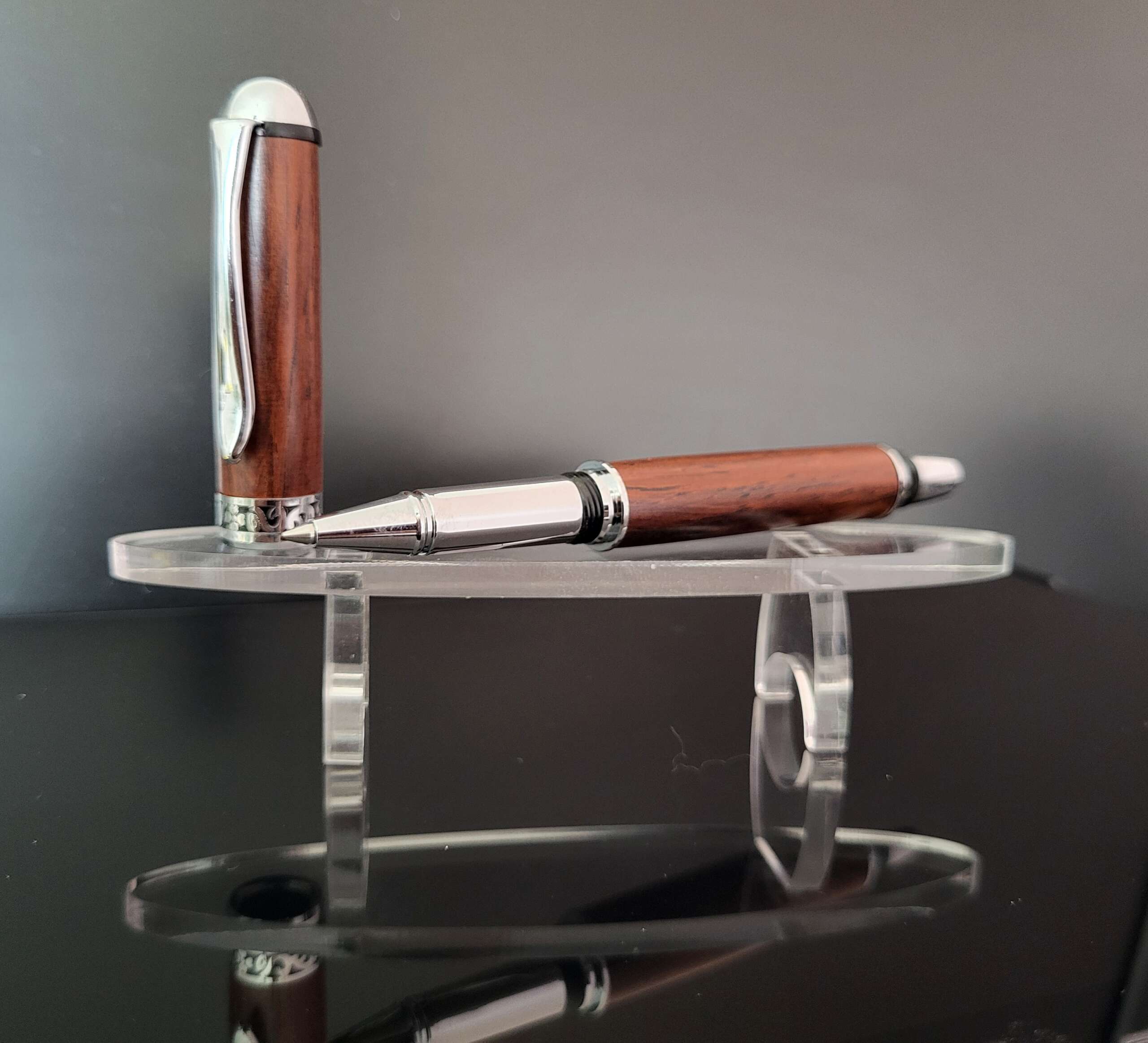 stylo roller en bois de cocobolo dit "l'Aventurier"