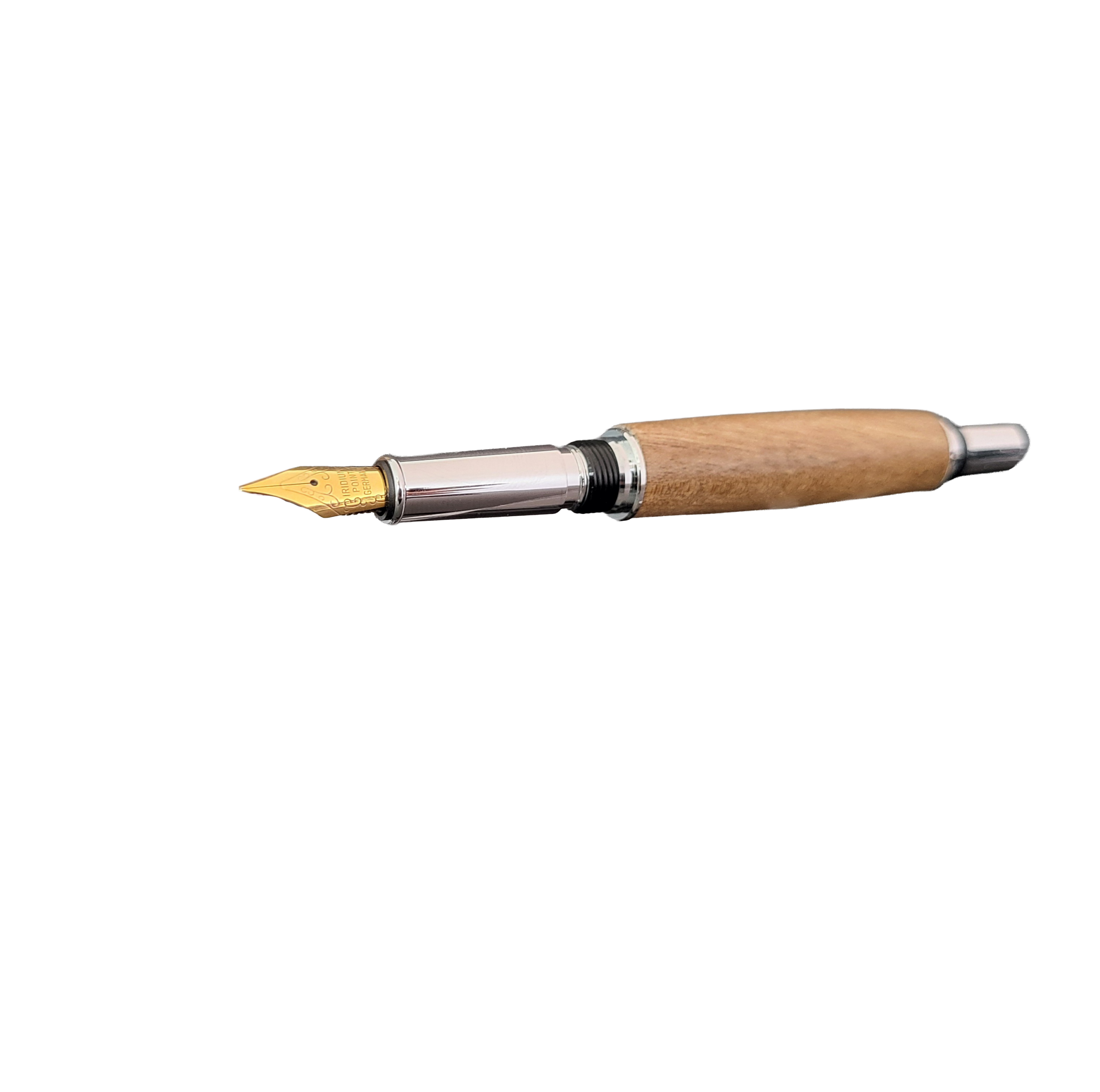stylo à plume en noyer blond dit "le conteur"