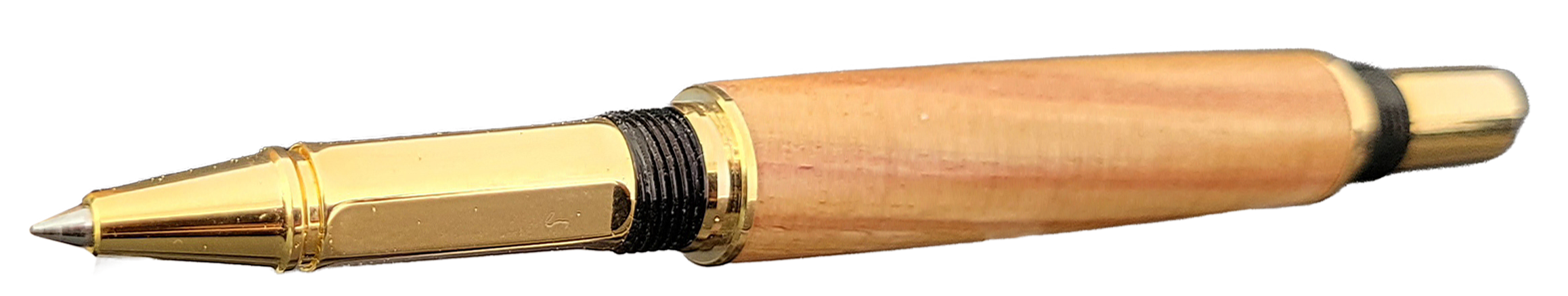 stylo roller en bois de rose dit "le romantique"